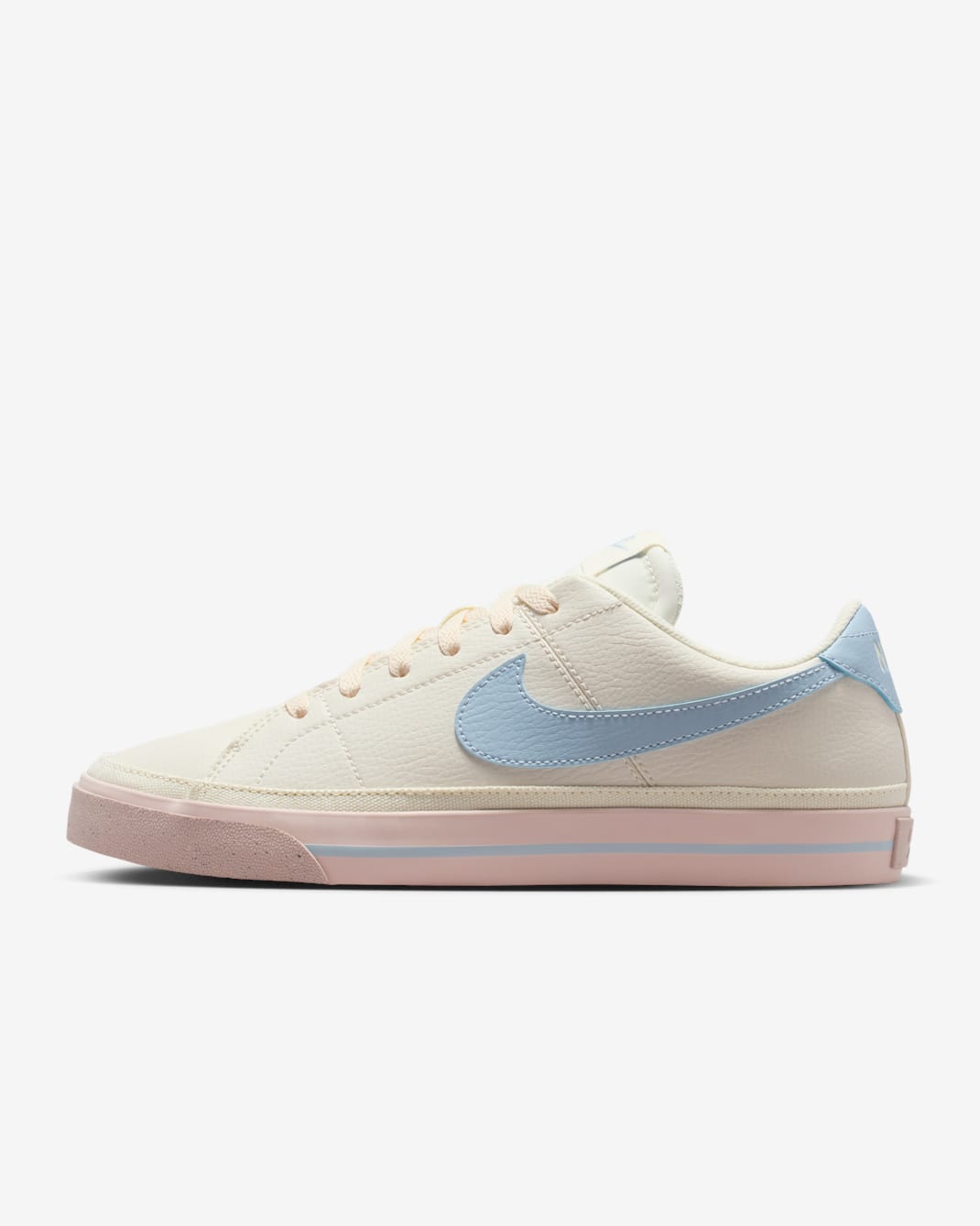 NikeCourt Legacy Next Nature Women's Shoes - Pale Ivory/Silt Red/Light Armoury Blue