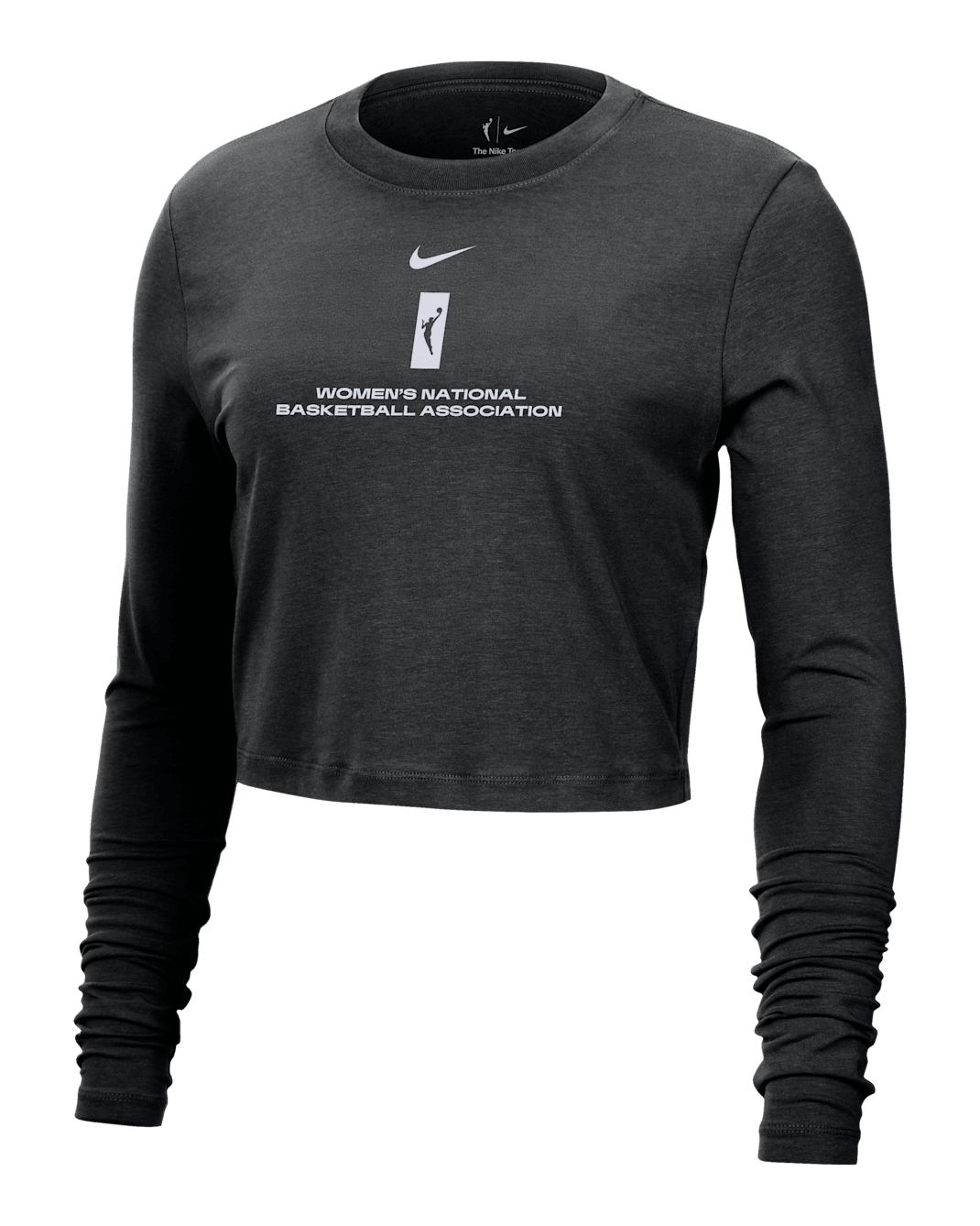Team 13 Women's Nike WNBA Cropped Long-Sleeve T-Shirt - Black