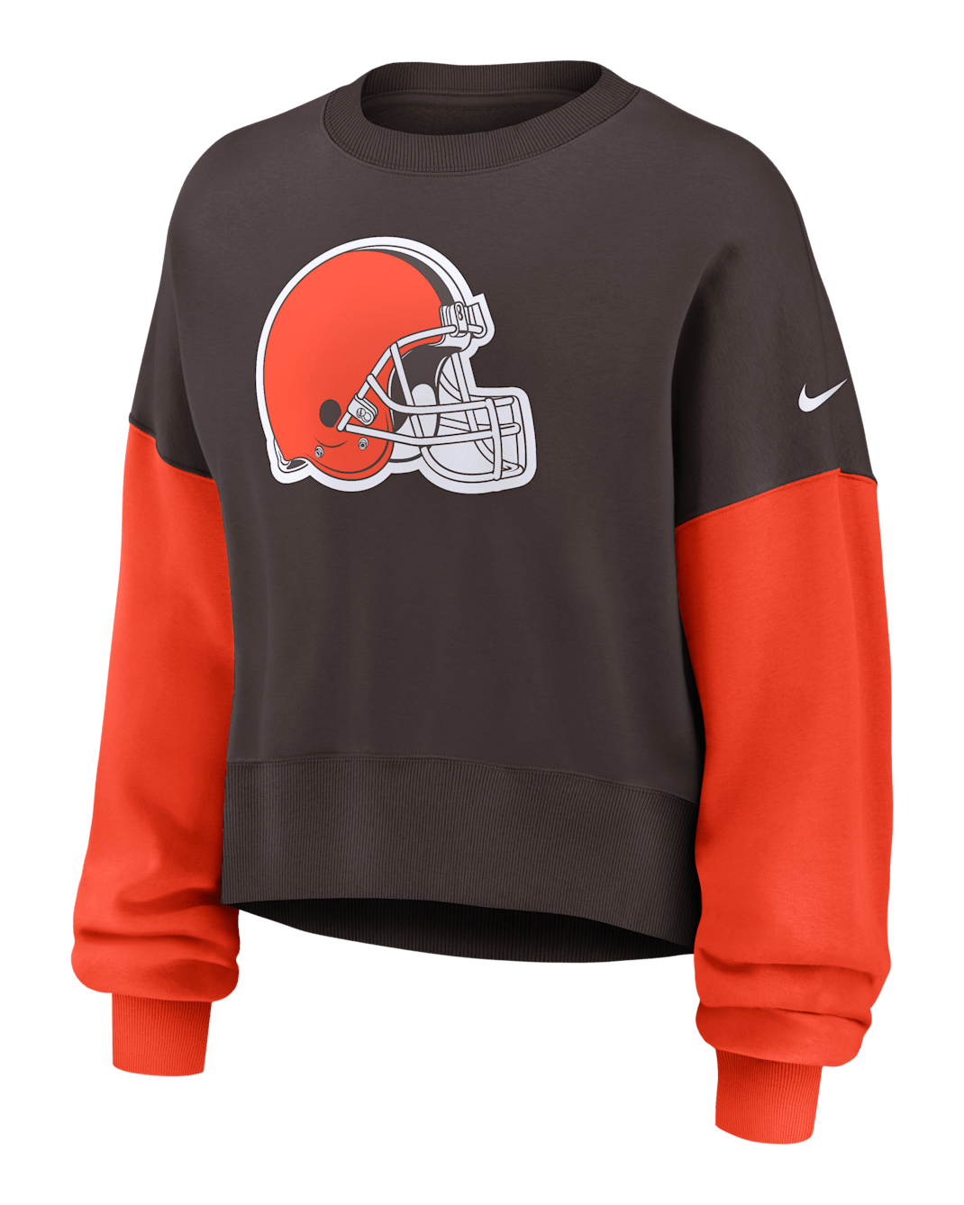 Cleveland Browns Women's Nike NFL Pullover Crew - Brown