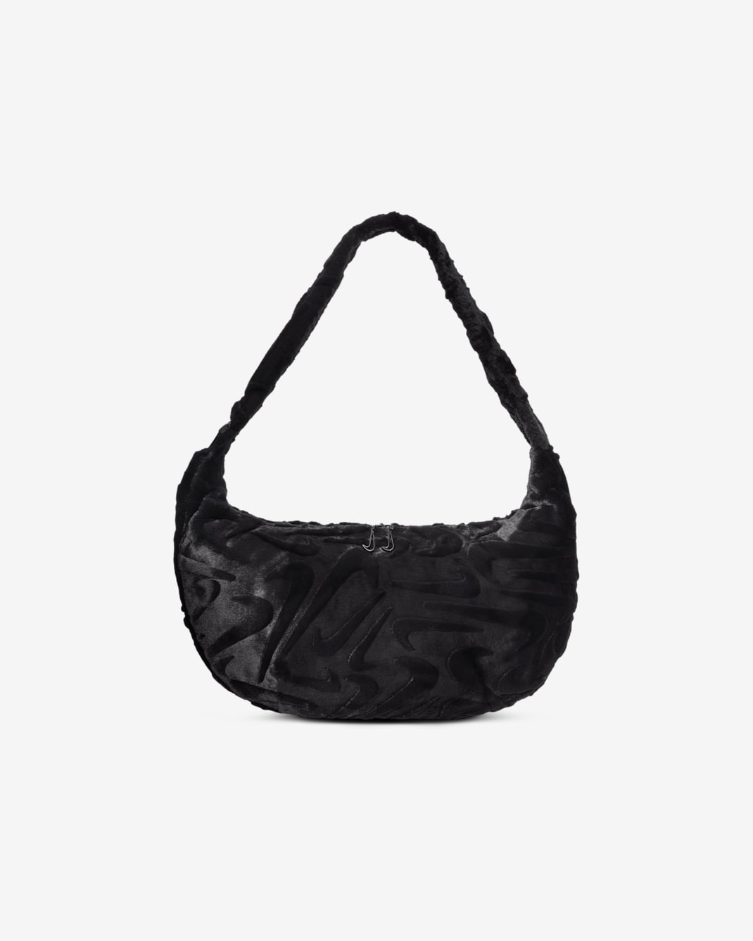 Nike Sportswear laza műszőrme táska (19  l) - Fekete/Fekete