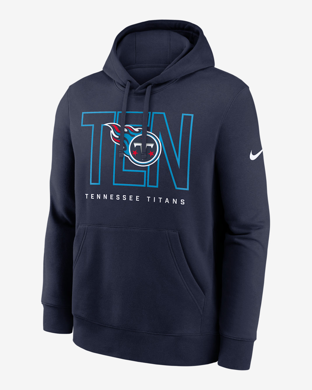 Tennessee Titans Busted Play Club Men's Nike NFL Pullover Hoodie - Navy