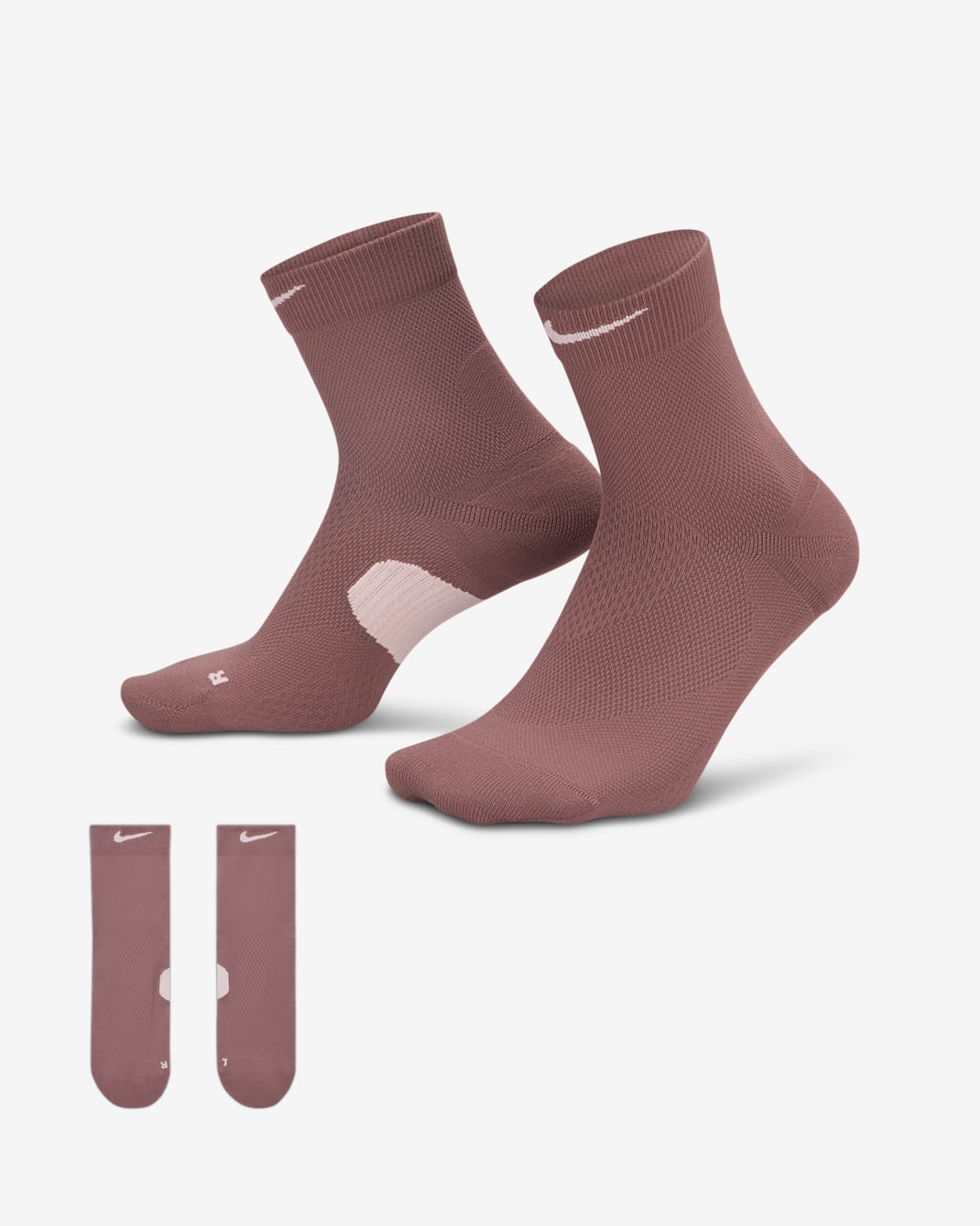 Ponožky Micro Crew Nike Running Midweight (1 pár) - Tattoo/Particle Rose/Particle Rose