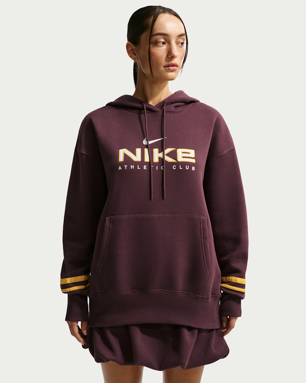 Nike Sportswear Phoenix Fleece Oversize-Hoodie für Damen - Burgundy Crush