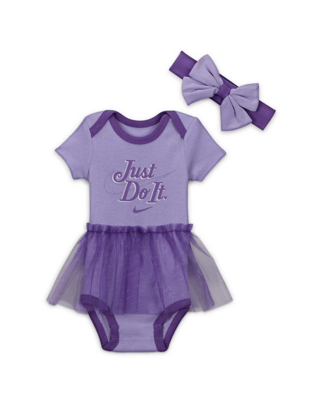 Nike Swooshfetti Baby 2-Piece Tutu Bodysuit Boxed Set - Hydrangeas
