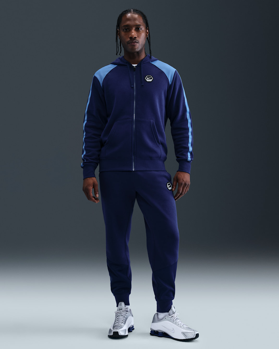 Nike Sportswear City Side Men's Fleece Joggers - Blue Void/Star Blue