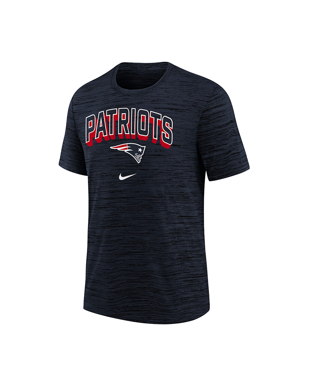 New England Patriots Sideline Velocity Big Kids’ Nike Dri-FIT NFL T-Shirt - Navy