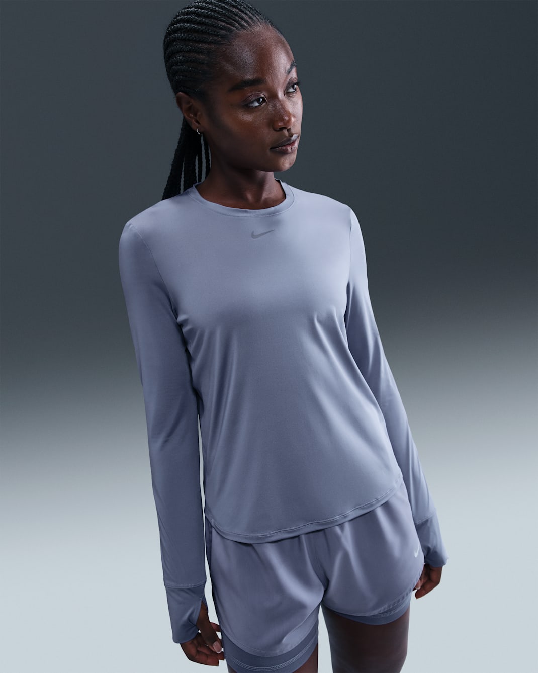 Nike One Classic Women's Dri-FIT Long-Sleeve Top - World Indigo