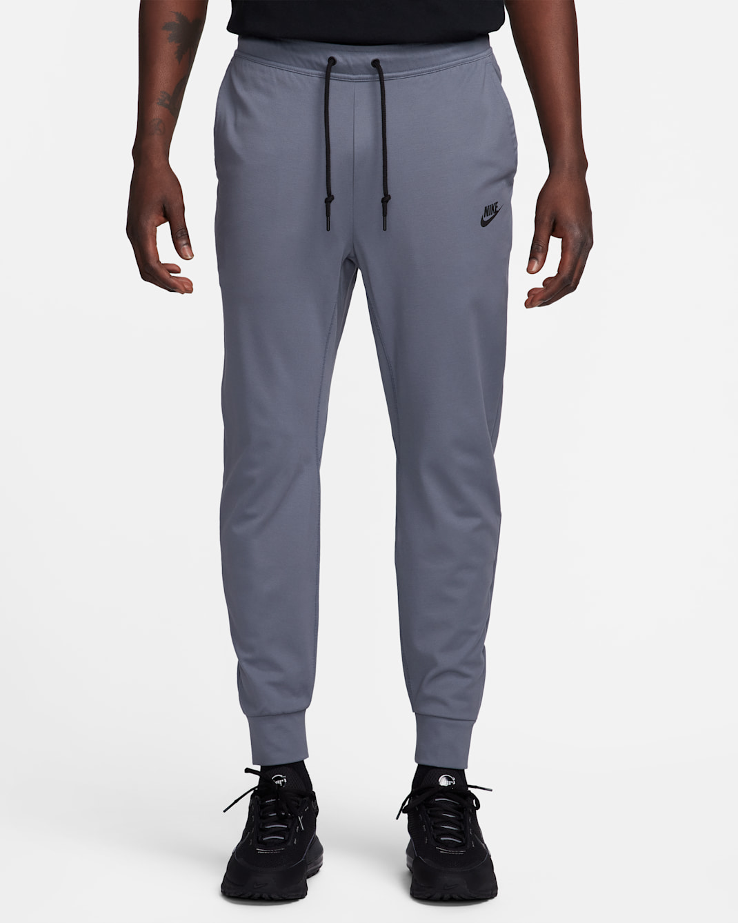 Joggers ligeros de tejido Knit para hombre Nike Sportswear Tech - Carbón claro/Negro