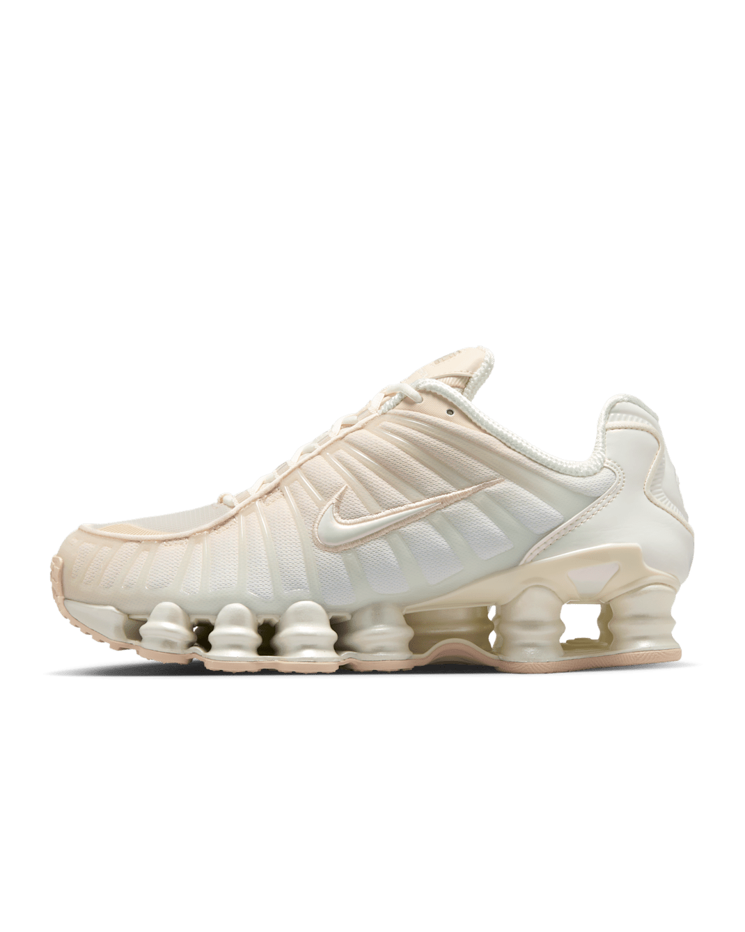 Nike Shox TL damesschoenen - Pearl White/Particle Pink/Soft Pearl