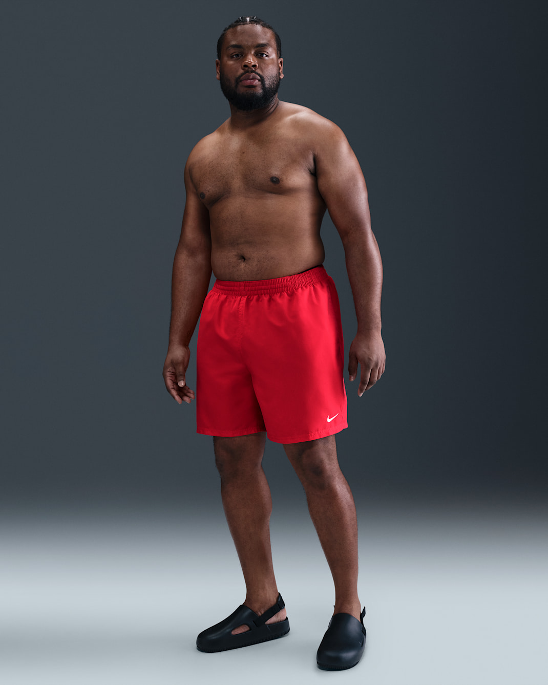 Nike Swim Breaker Essential Men's 7" Brief-Lined Volley Short (Big & Tall) - University Red