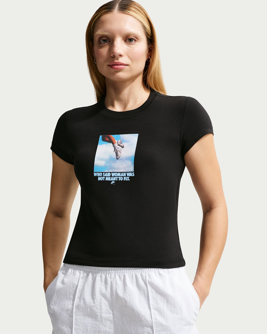 Playera slim para mujer Nike Sportswear - Negro