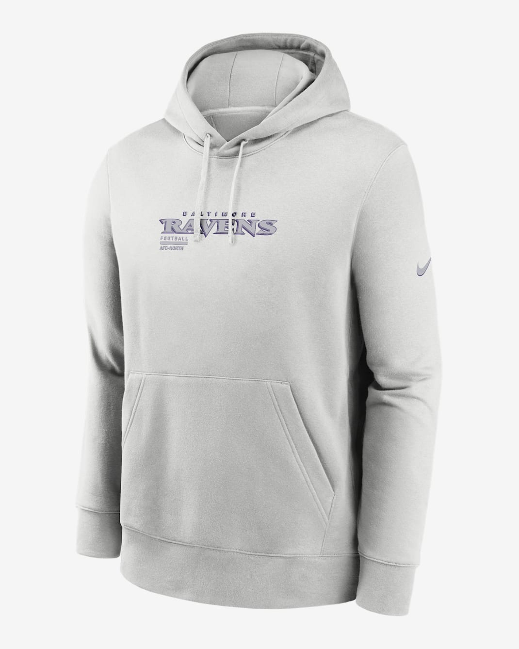 Baltimore Ravens Slot Receiver Club Men's Nike NFL Pullover Hoodie - Grey
