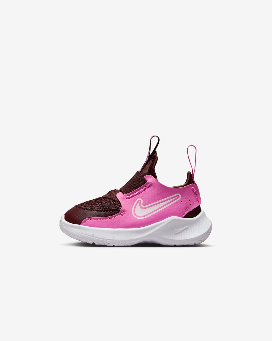 Nike Flex Runner 3 Baby/Toddler Shoes - Burgundy Crush/Playful Pink/White