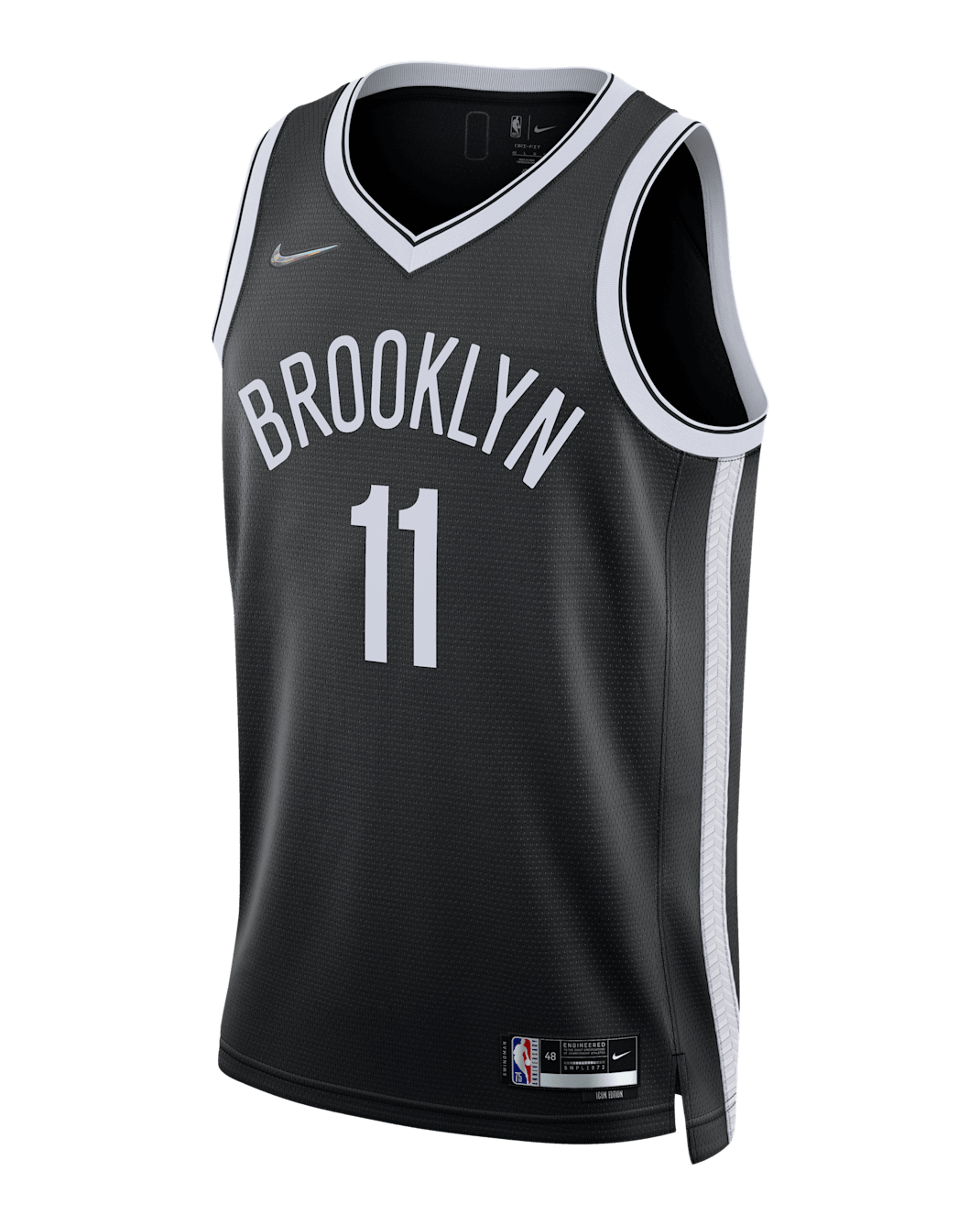 Brooklyn Nets Diamond Icon Edition Nike Dri-FIT NBA Swingman Jersey - Black