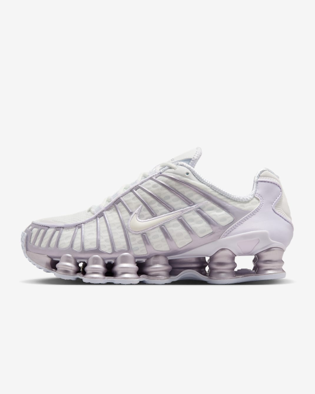 Chaussure Nike Shox TL pour femme - Summit White/Barely Grape/Sail