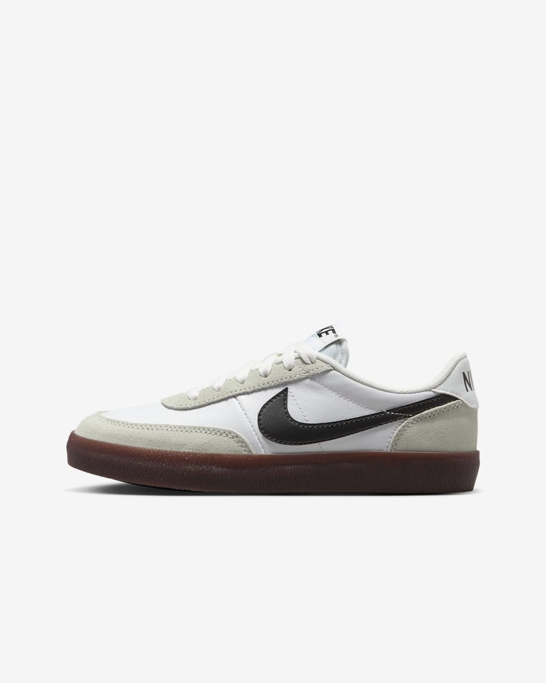 Tenis para niños grandes Nike Killshot 2 - Blanco/Plata claro/Marrón oscuro goma/Negro