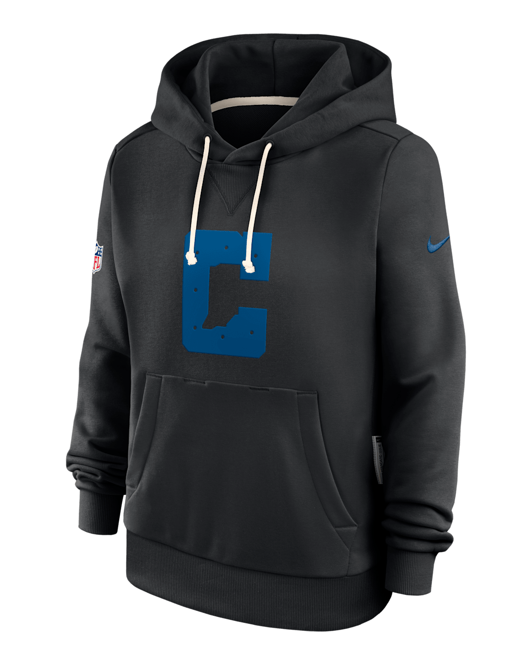 Indianapolis Colts Alt 2 Pack Women's Nike Dri-FIT NFL Pullover Hoodie - Black