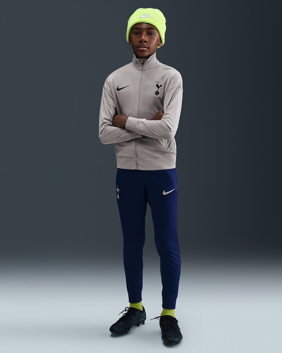 Tottenham Hotspur Strike Older Kids' Nike Dri-FIT Football Knit Tracksuit - Light Iron Ore/Binary Blue/Binary Blue