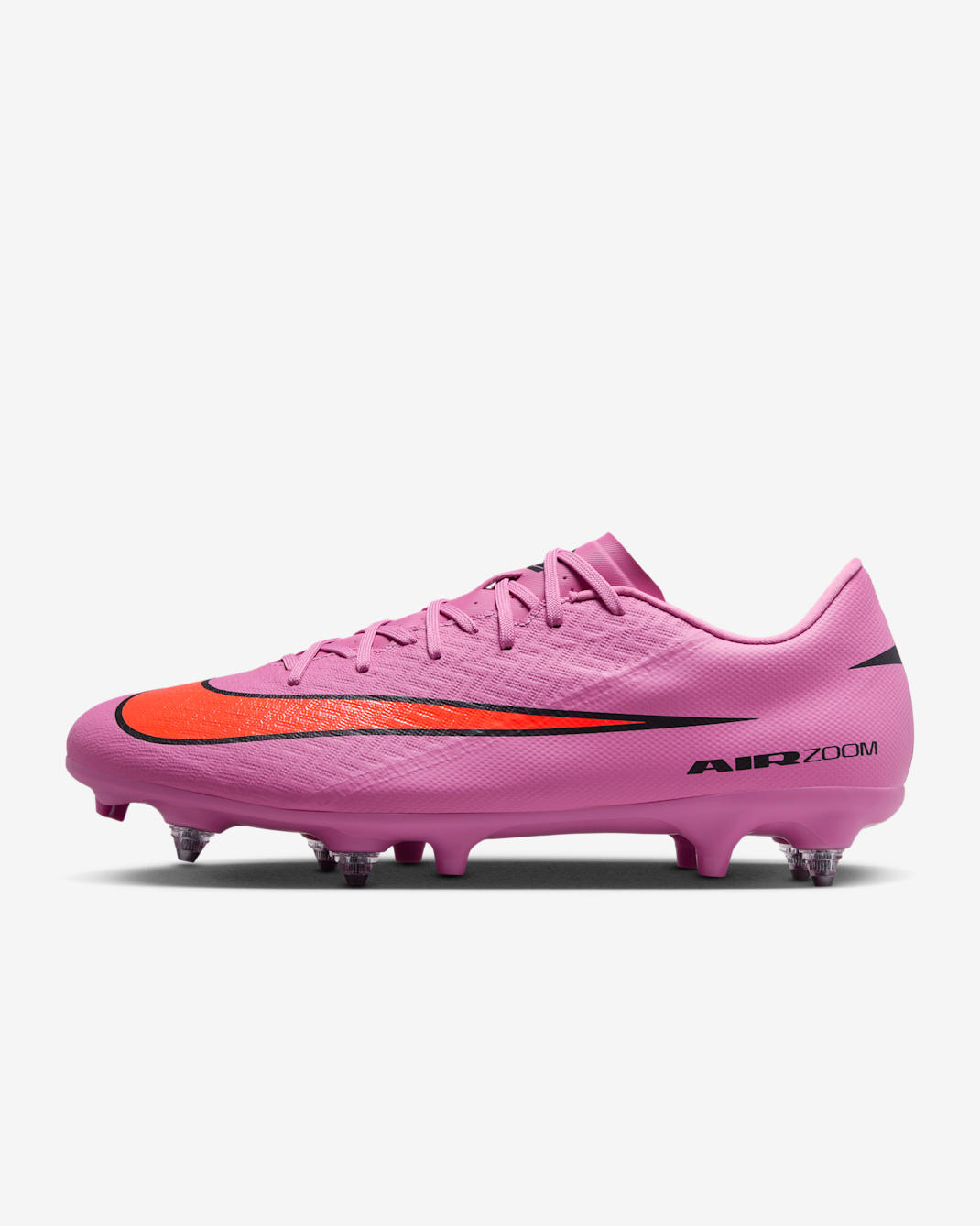 Nike Mercurial Vapor 16 Academy Botas de fútbol de perfil bajo para terreno blando - Magic Flamingo/Total Crimson/Negro