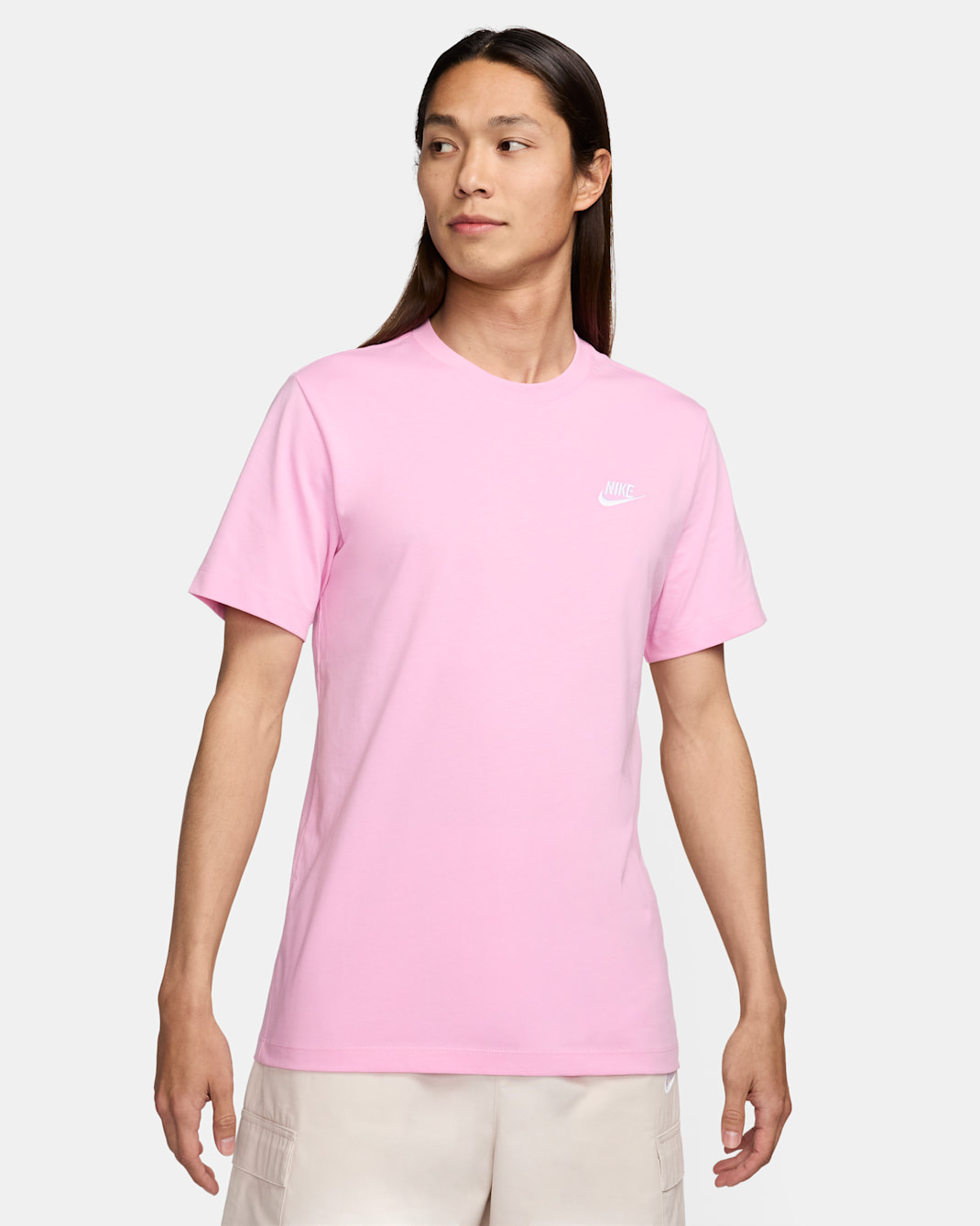 Nike Sportswear Club Men's T-Shirt - Pink Rise