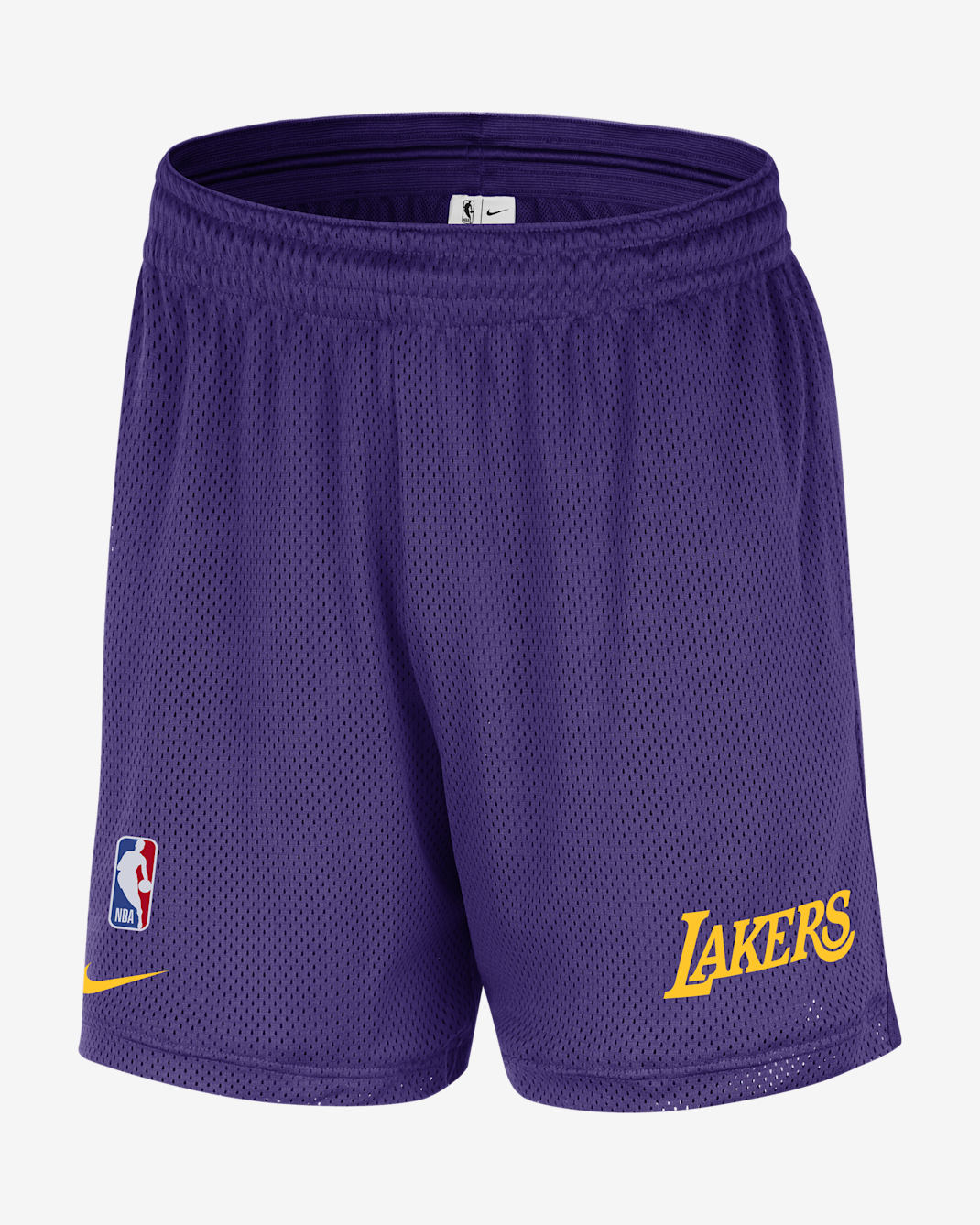 Shorts de malla Nike de la NBA para hombre Los Angeles Lakers - Morado campo