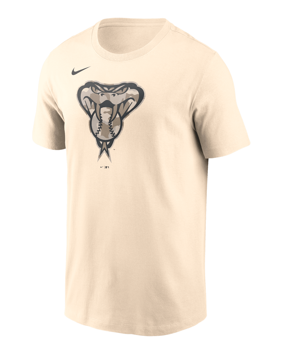Arizona Diamondbacks Camo Men's Nike MLB T-Shirt - Cream