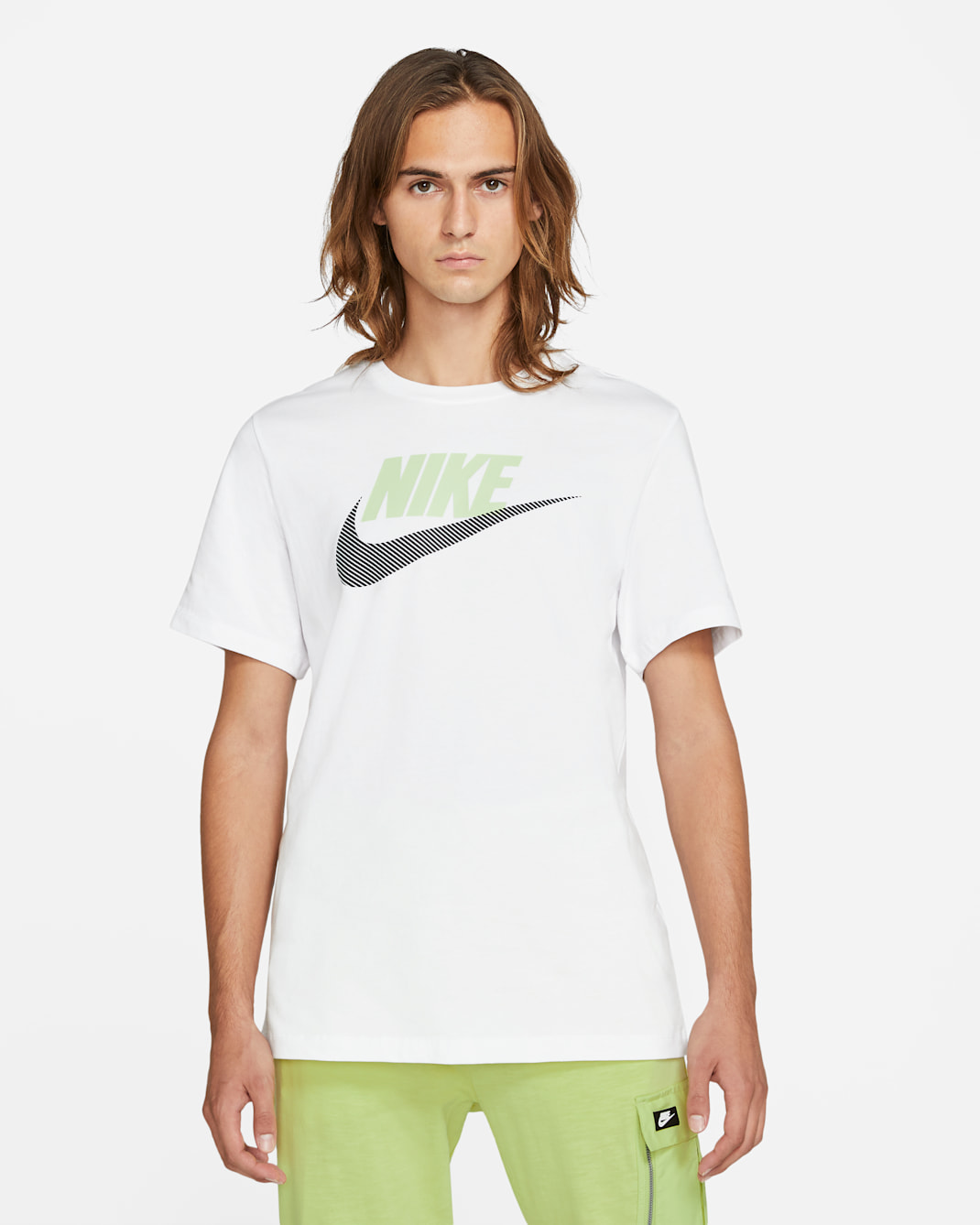 Playera para hombre Nike Sportswear - Blanco/Negro