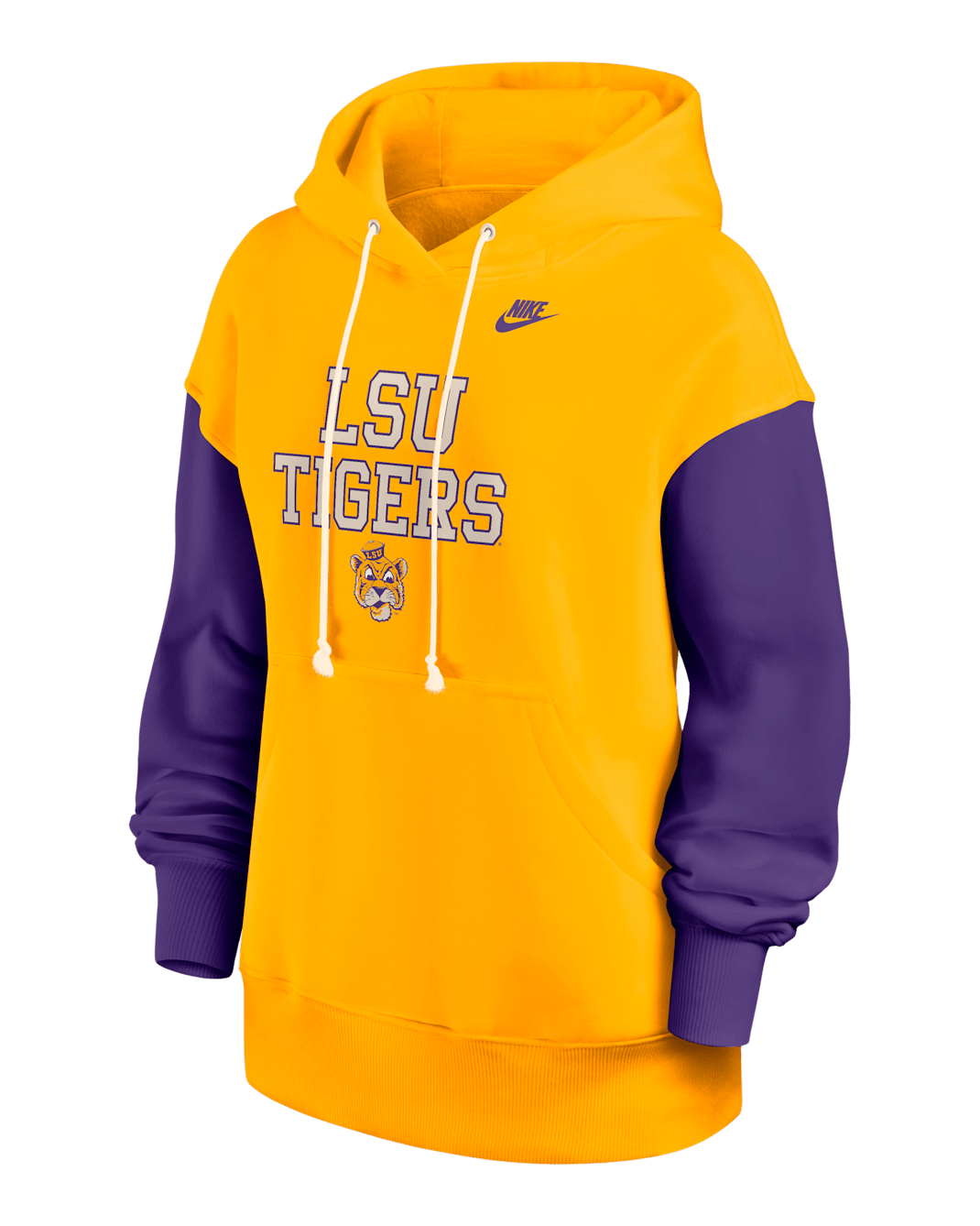 LSU Legacy Phoenix Women's Nike College Pullover Hoodie - Gold
