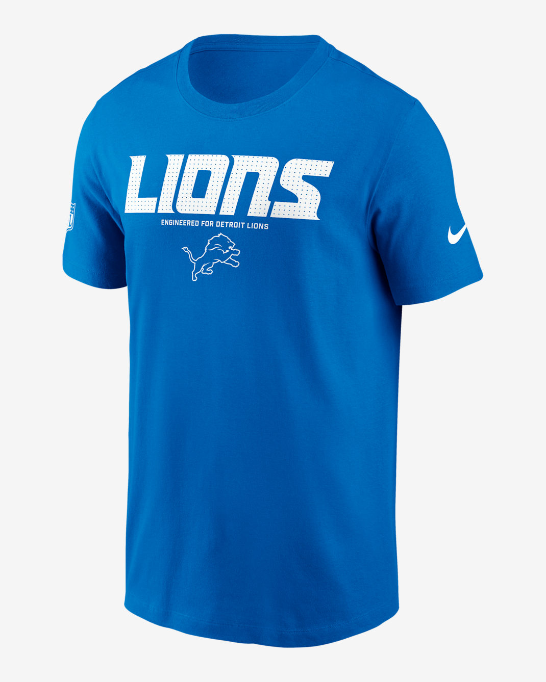Detroit Lions Sideline Team Issue Men's Nike Dri-FIT NFL T-Shirt - Blue