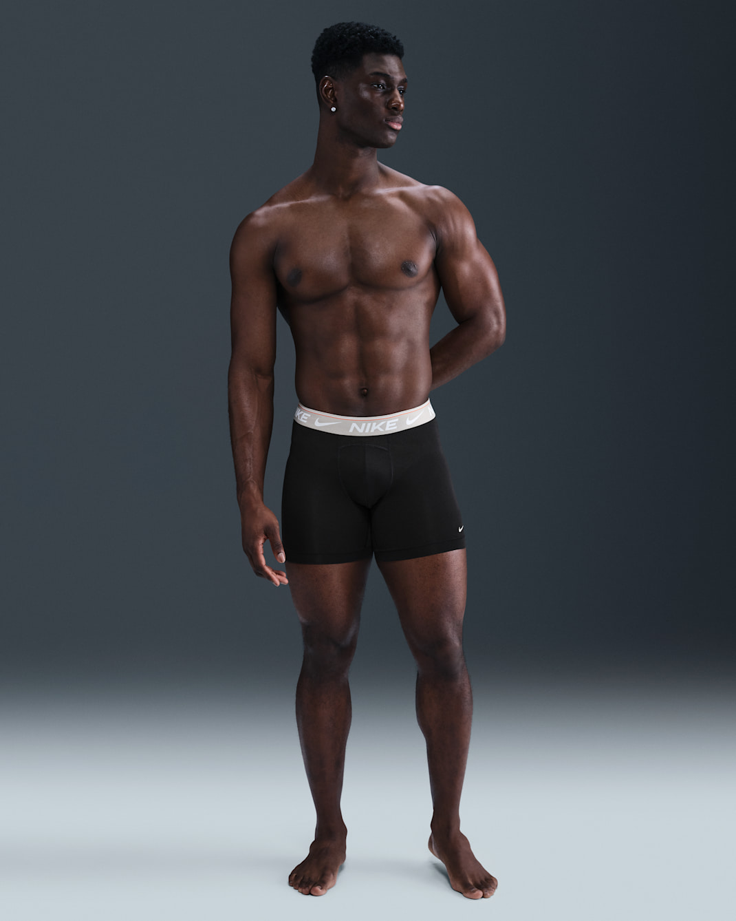 Nike Dri-FIT Ultra Comfort Men's Boxer Briefs (3-Pack) - Onyx