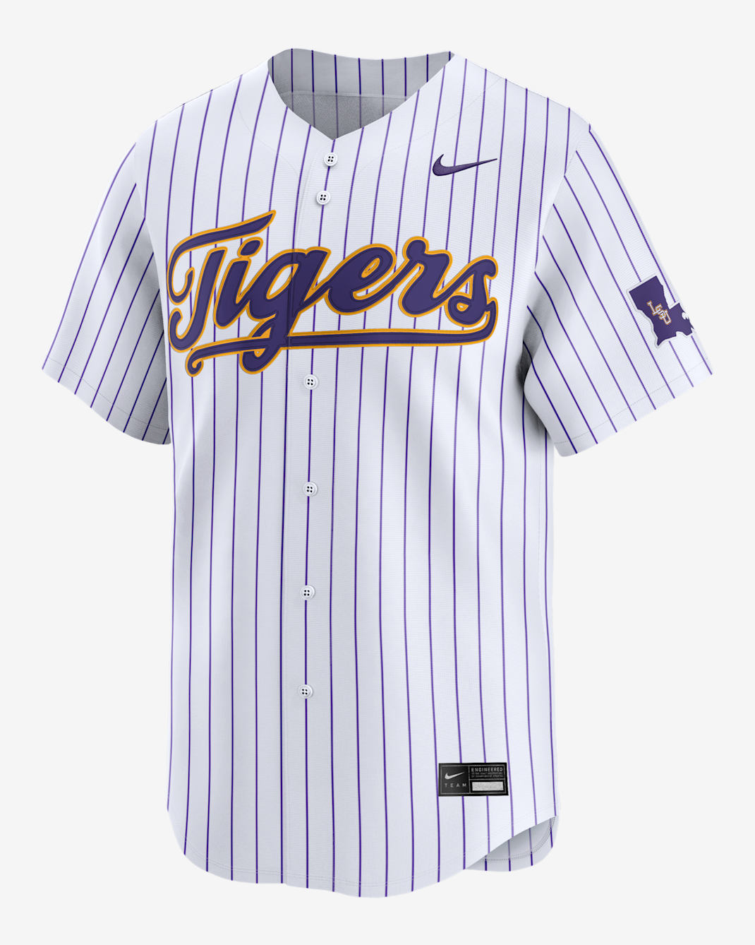 Jersey de béisbol universitario Nike Limited para hombre LSU Tigers - Blanco
