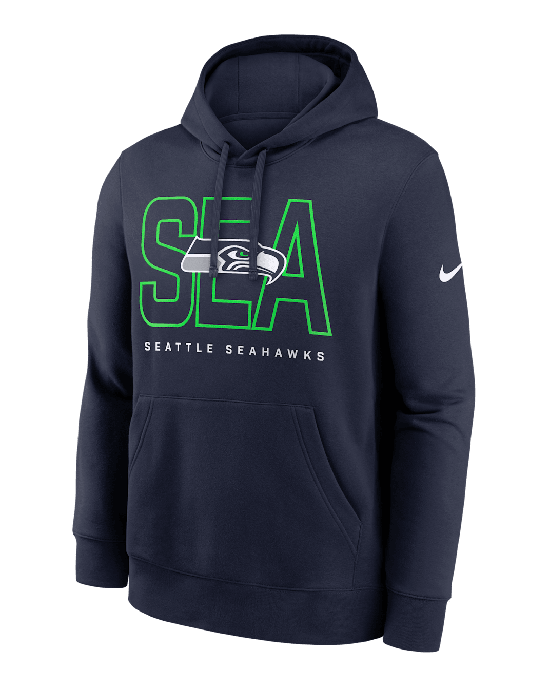 Seattle Seahawks Busted Play Club Men's Nike NFL Pullover Hoodie - Navy