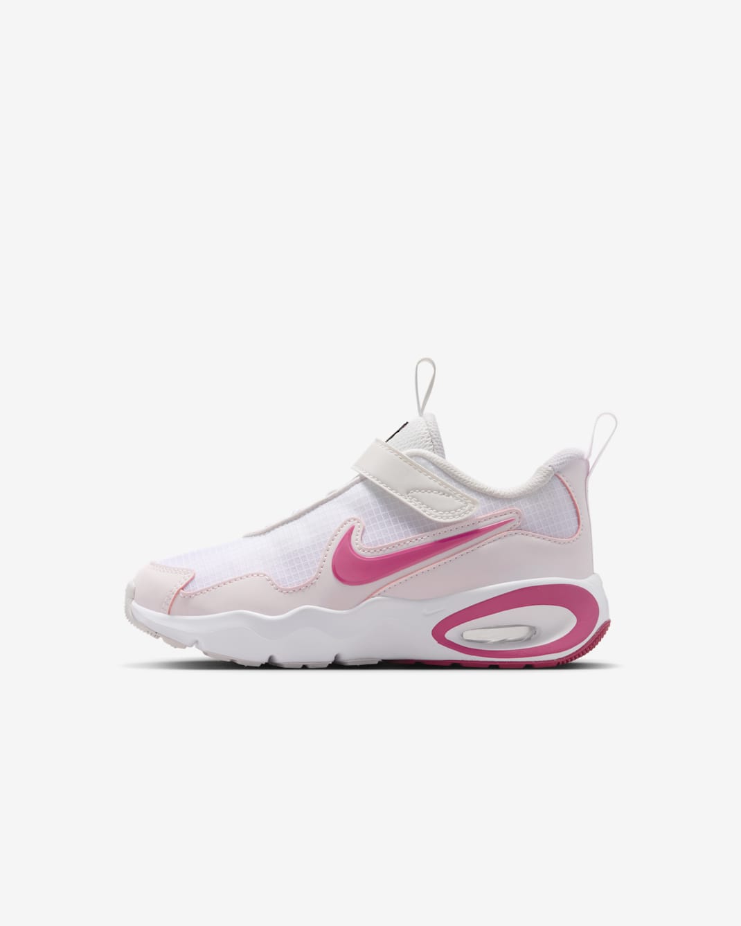 Tenis para niños de preescolar Nike Air Max Nova - Blanco/Violeta claro/Tinte platino/Remolacha dulce