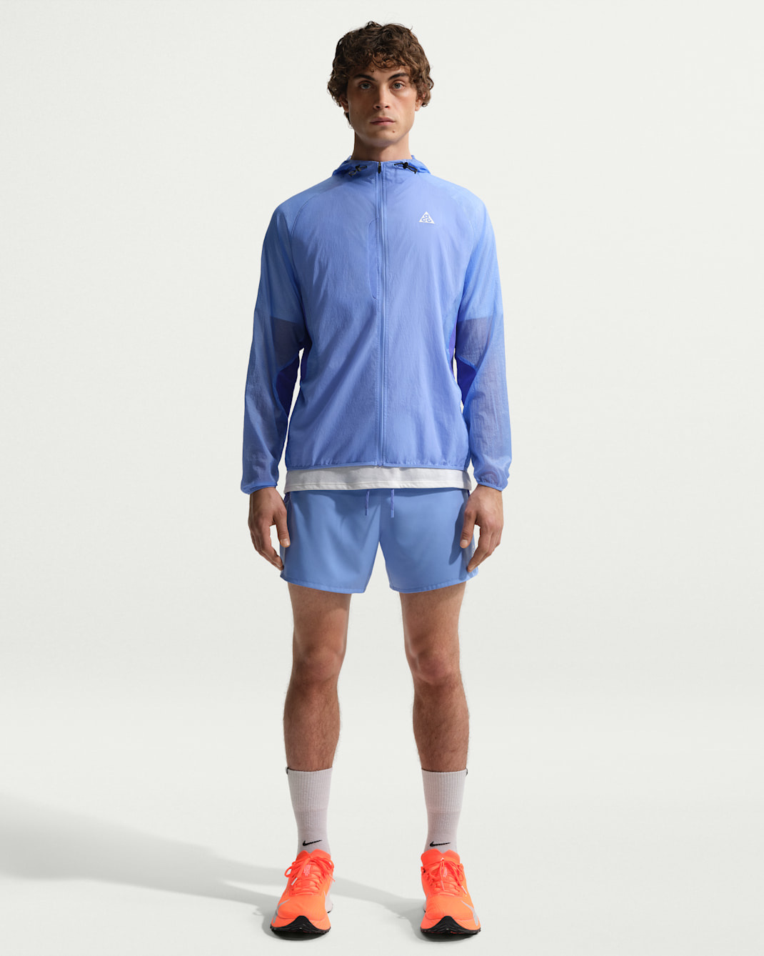 Nike ACG "Second Sunrise" Dri-FIT ADV 5" shorts med innerbyxor för män - Royal Pulse/Persian Violet/Summit White