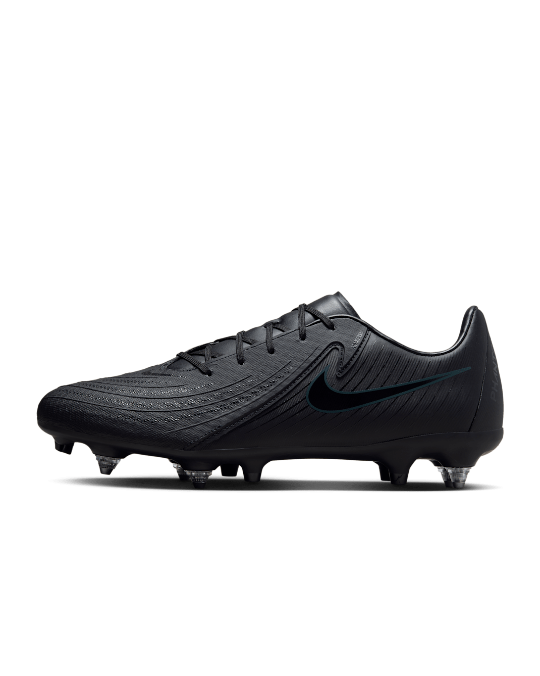 Nike Phantom GX 2 Academy Soft-Ground Low-Top Football Boot - Black/Deep Jungle/Black