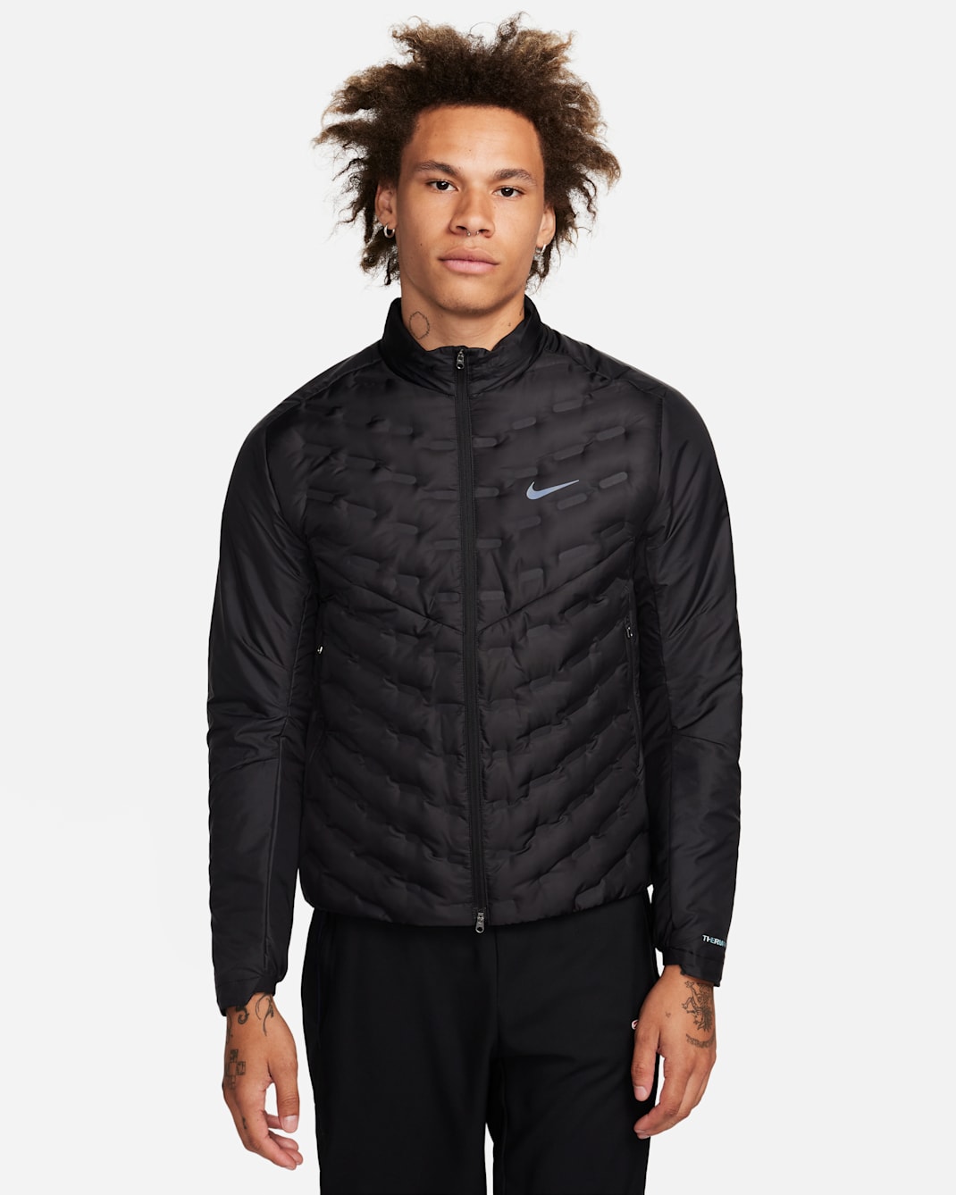 Nike Therma-FIT ADV AeroLoft Repel hardloopjack met dons voor heren - Zwart