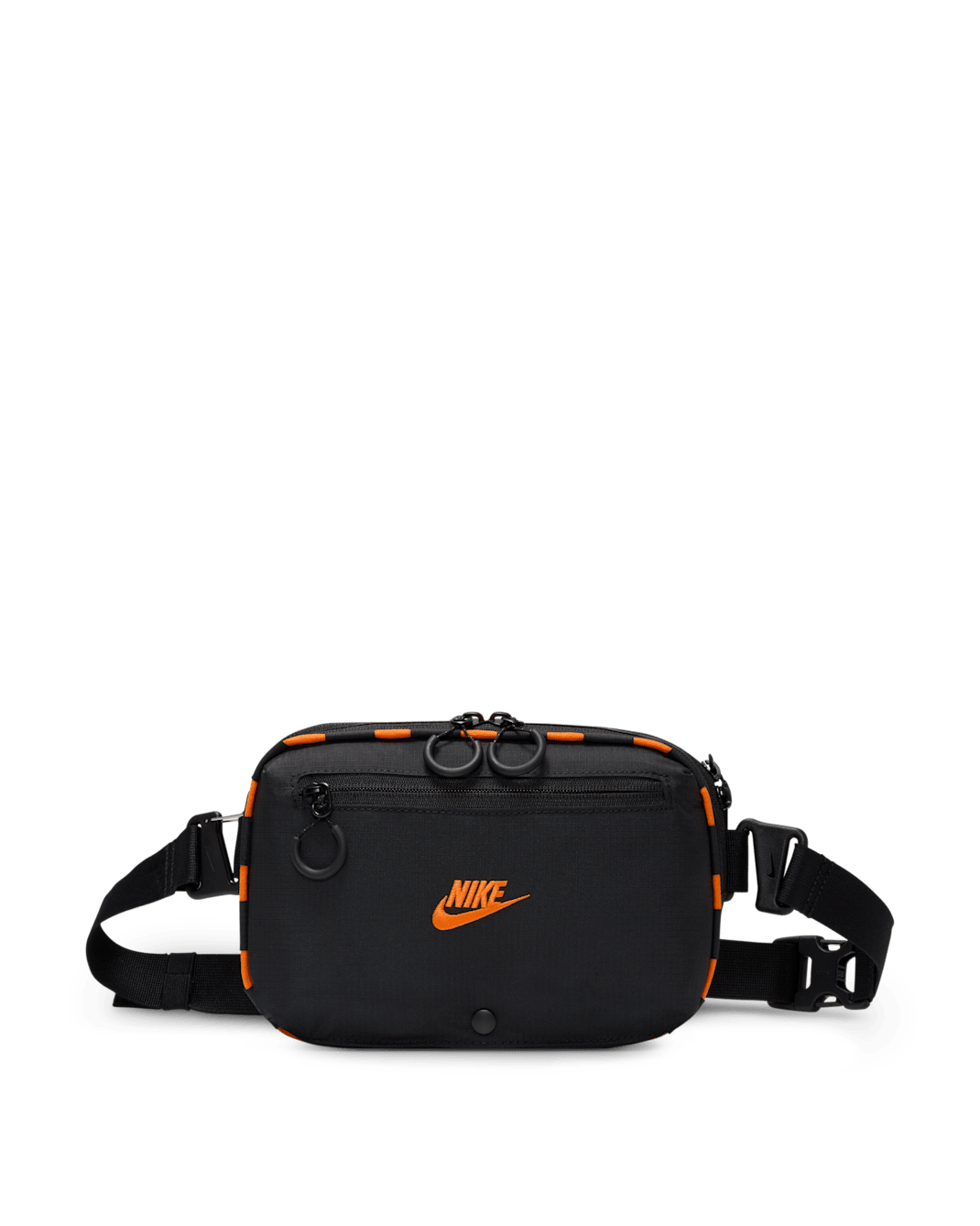 Nike Hayward Patrol Cross-Body Bag (4L) - Black/Black/Safety Orange