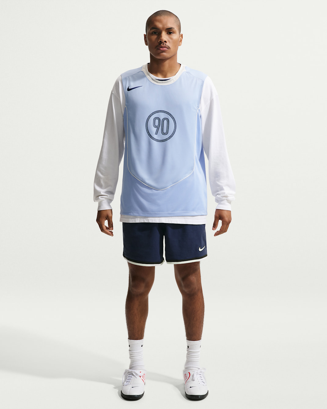 Nike Men's Dri-FIT 5" Soccer Shorts - Midnight Navy/Midnight Navy/Pink Foam/Court Blue
