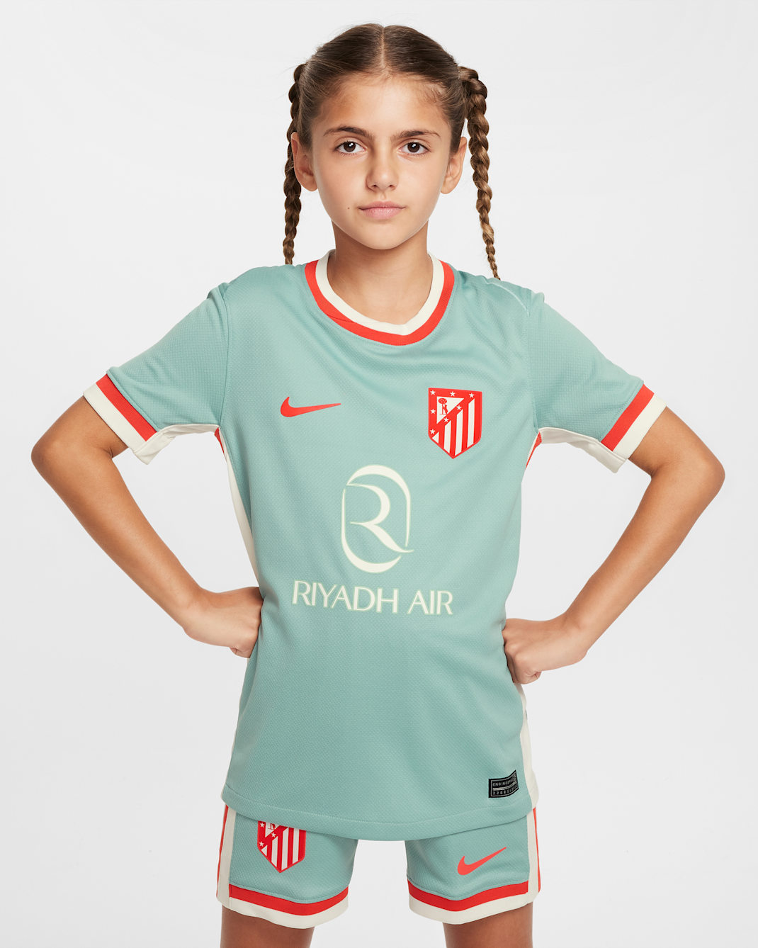 Atlético Madrid 2024/25 Stadium Away Older Kids' Nike Dri-FIT Football Replica Shirt - Cannon/Phantom/Light Crimson/Light Crimson