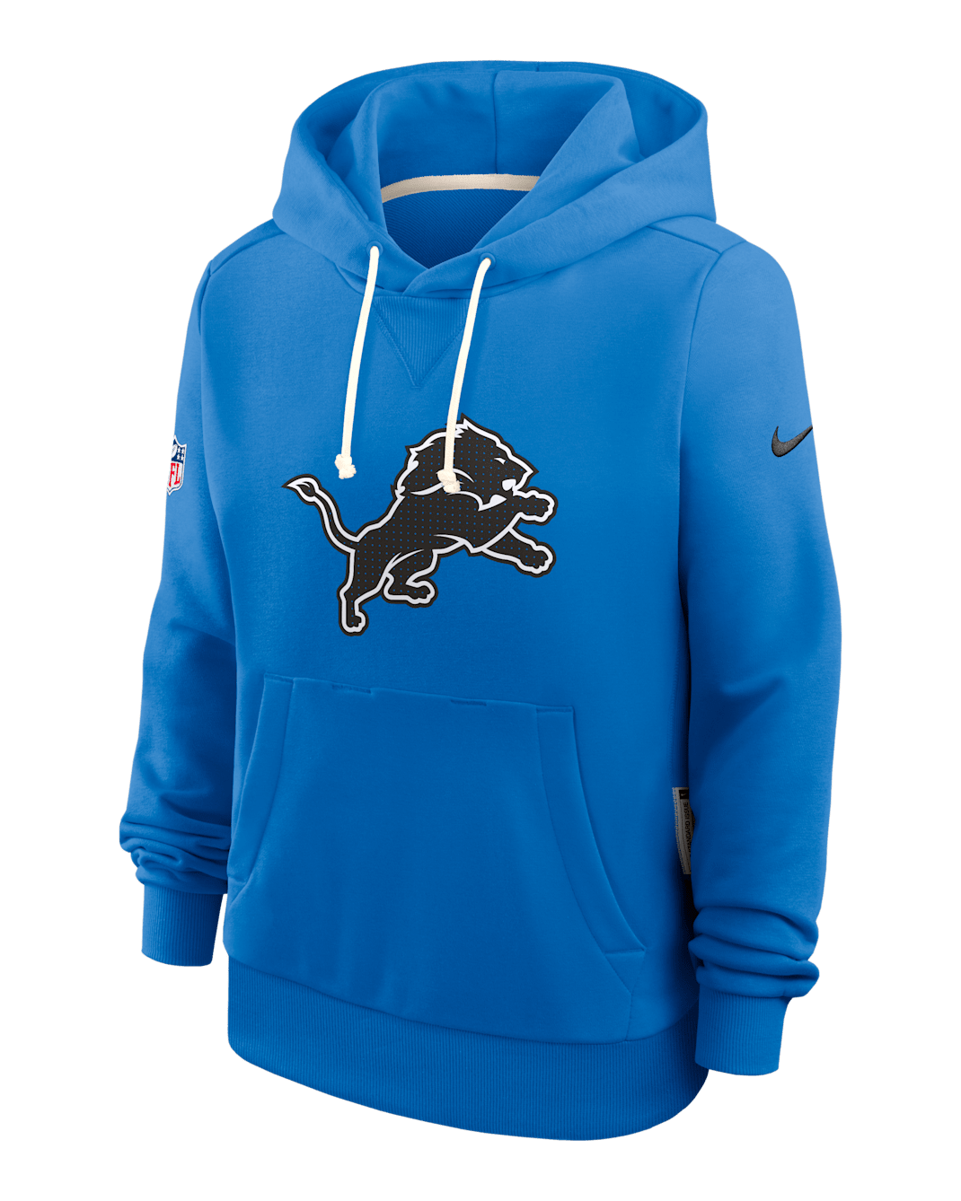 Detroit Lions Sideline Women's Nike Dri-FIT NFL Pullover Hoodie - Blue