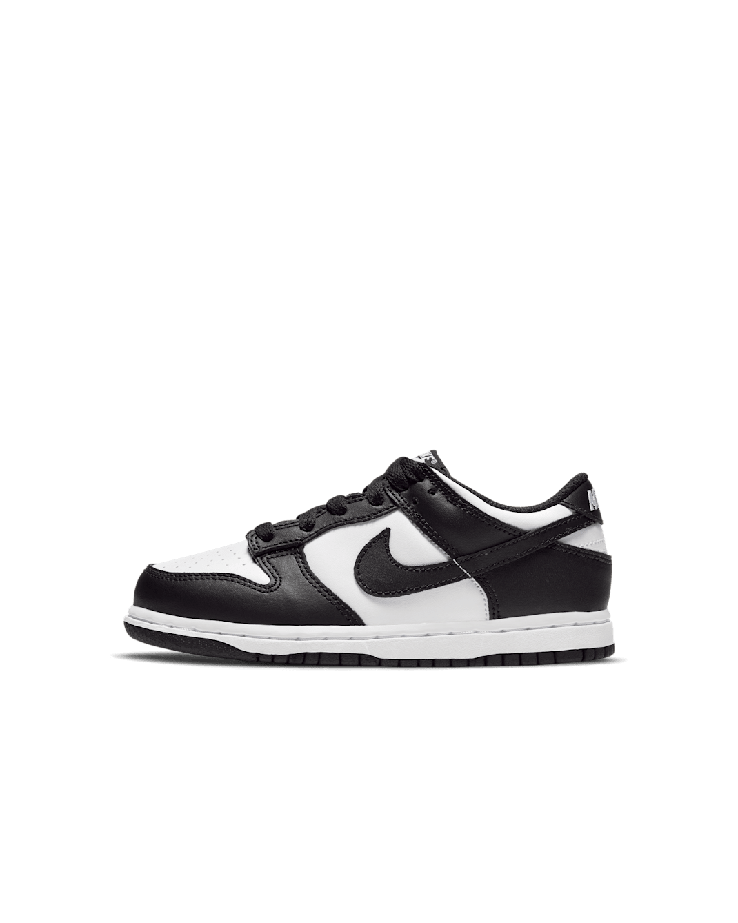 Nike Dunk Low Little Kids' Shoes - White/White/Black