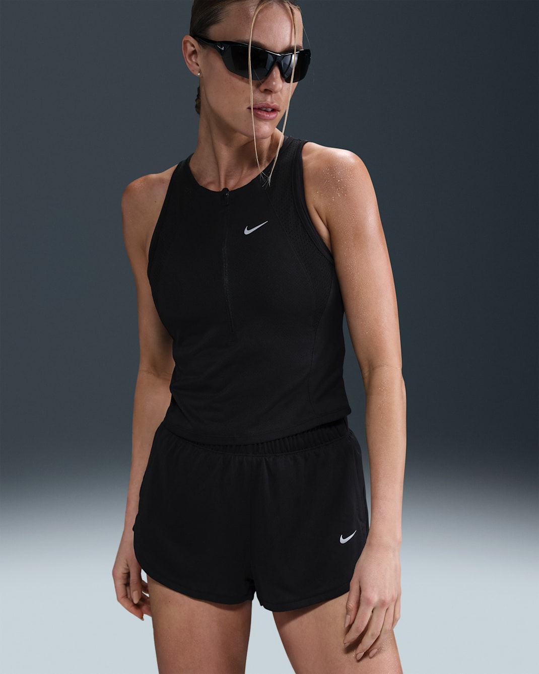 Nike Women's Dri-FIT Vest - Black/Black