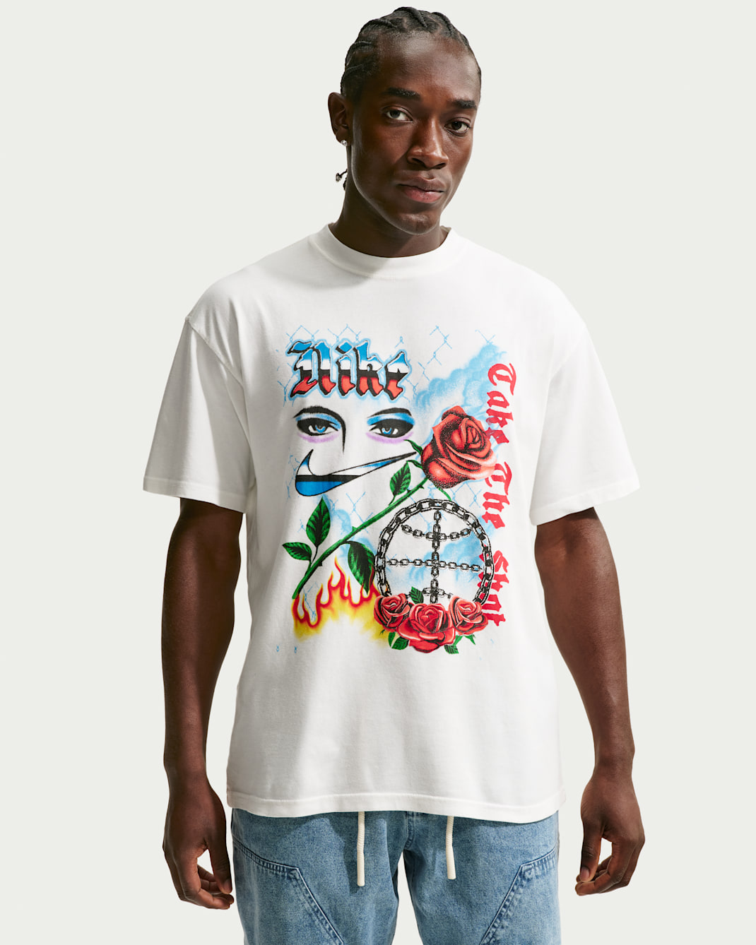 Nike Men's Basketball T-Shirt - Sail