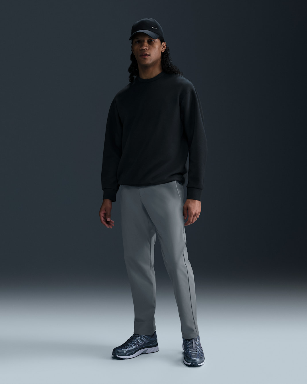 Nike 24.7 PerfectStretch Men's Dri-FIT 5-Pocket Regular Pants - Smoke Grey/Black/Nano Grey