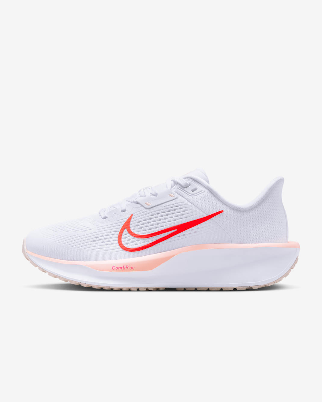 Nike Quest 6 Women's Road Running Shoes - White/Washed Coral/Summit White/Bright Crimson