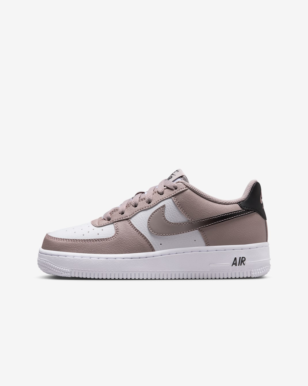 Nike Air Force 1 Older Kids' (Boys') Shoes - College Grey/White/Black