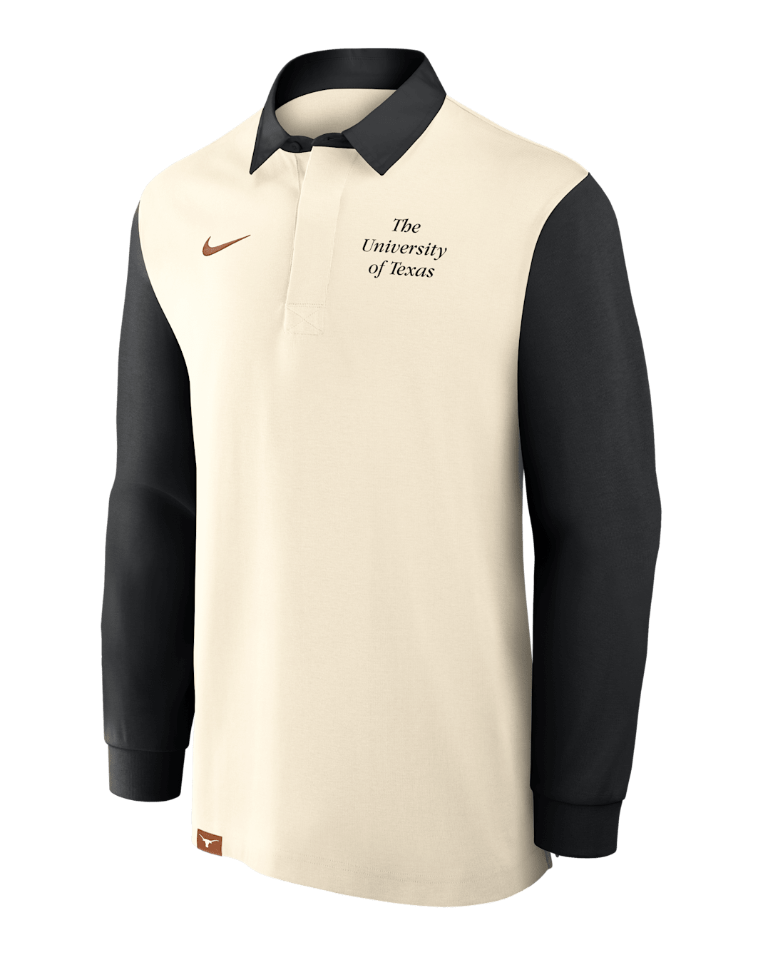 Texas Rugby Men's Nike College Long-Sleeve Top - Tan/Beige