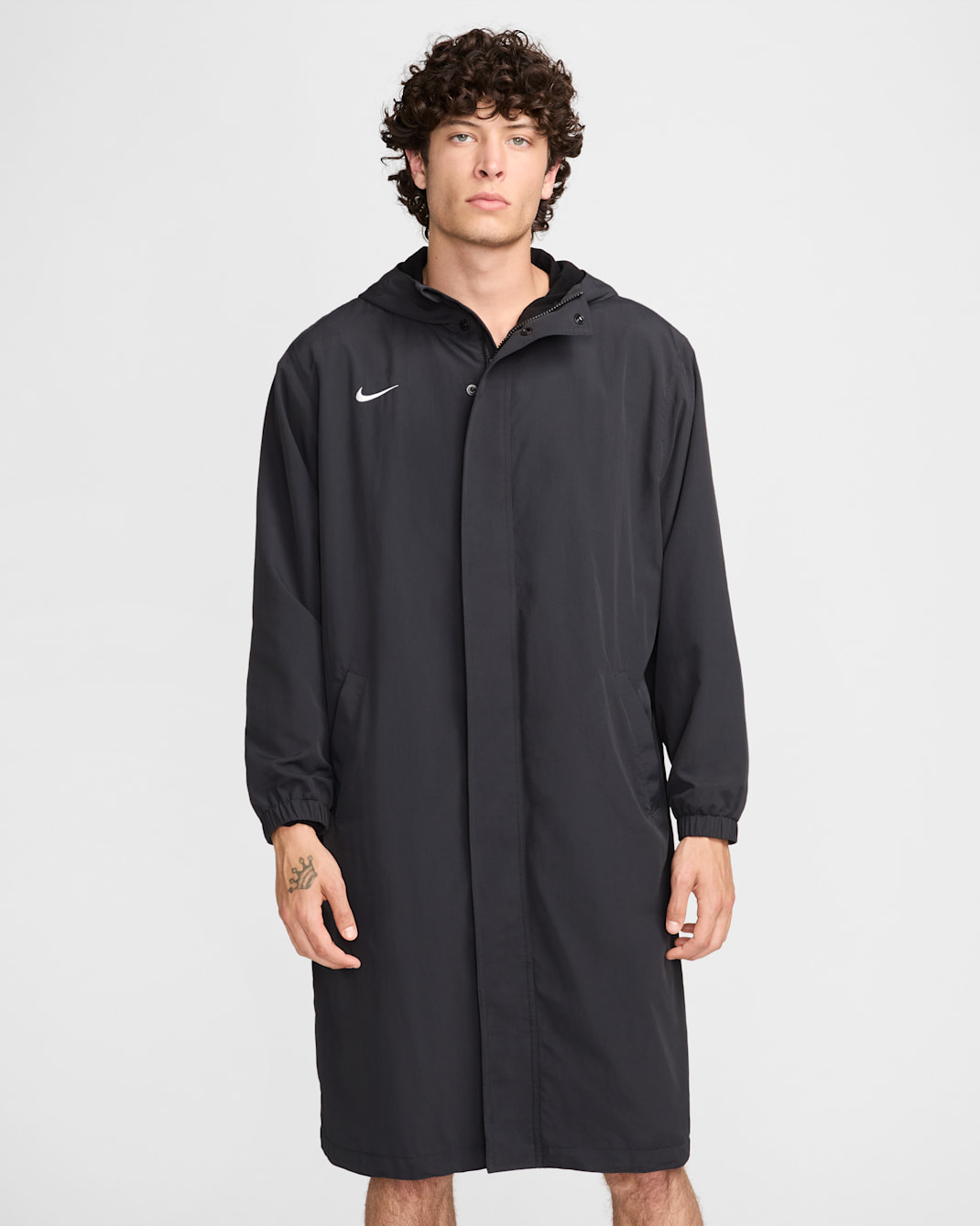 Parka de natación Nike - Negro/Blanco