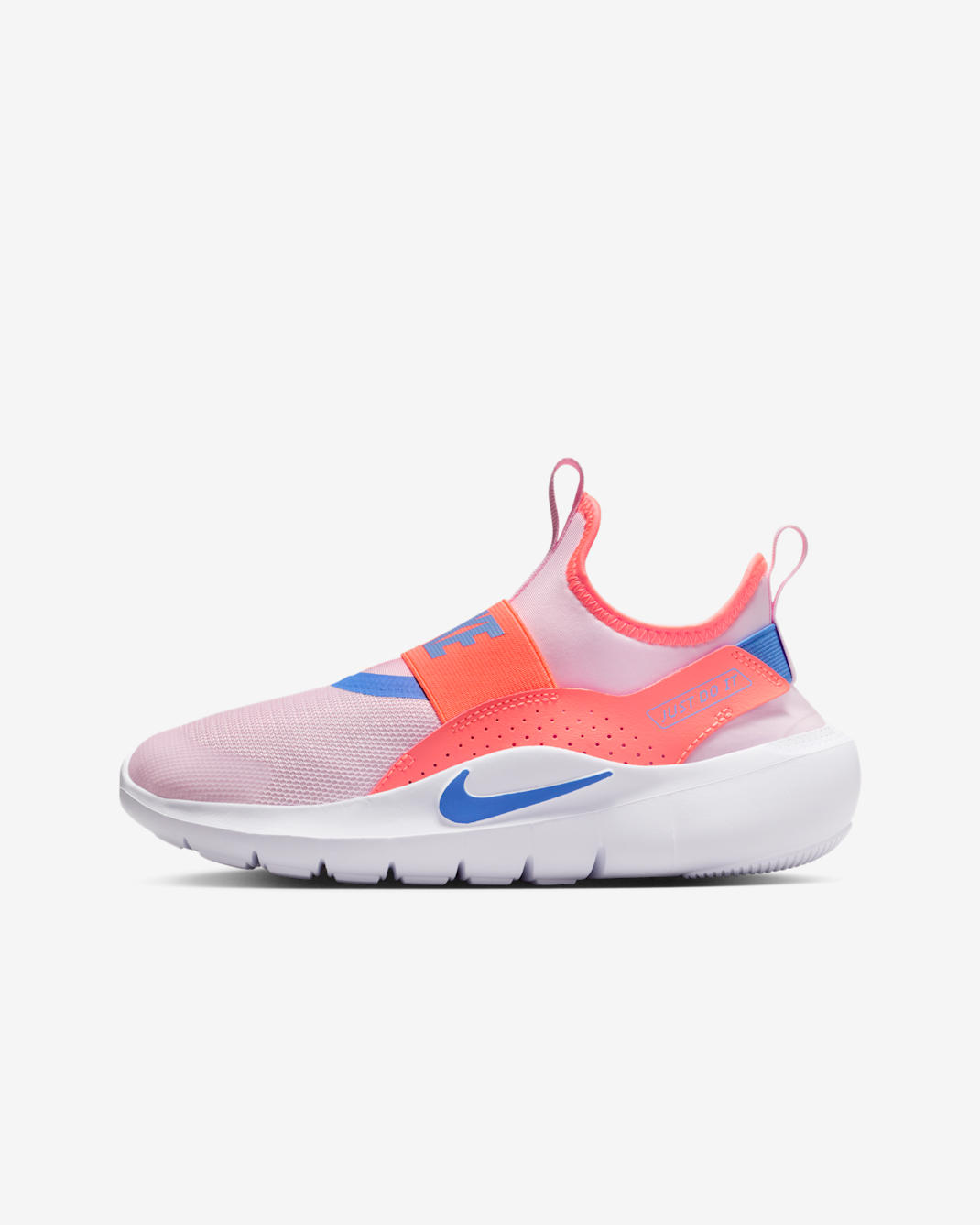 나이키 플렉스 러너 4 주니어 러닝화 - 핑크 폼/브라이트 망고/화이트/로얄 펄스