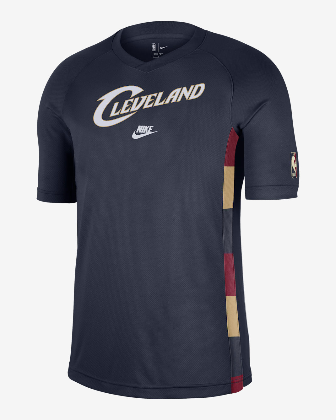 Cleveland Cavaliers 2025/26 Hardwood Classics Men's Nike NBA Dri-FIT Short-Sleeve Top - College Navy/White